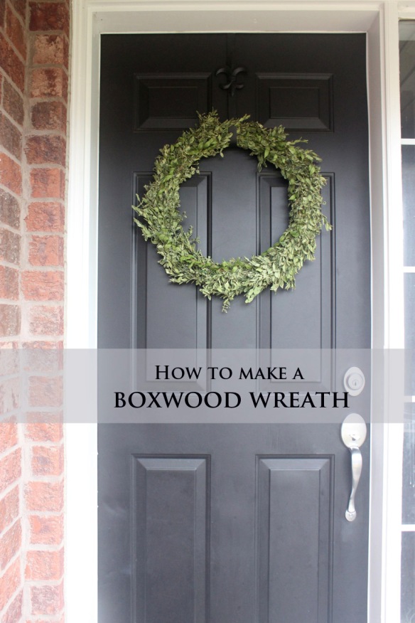 How to make a boxwood wreath