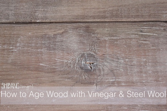 Vinegar and Steel Wool Wood Finish // Shibang Designs